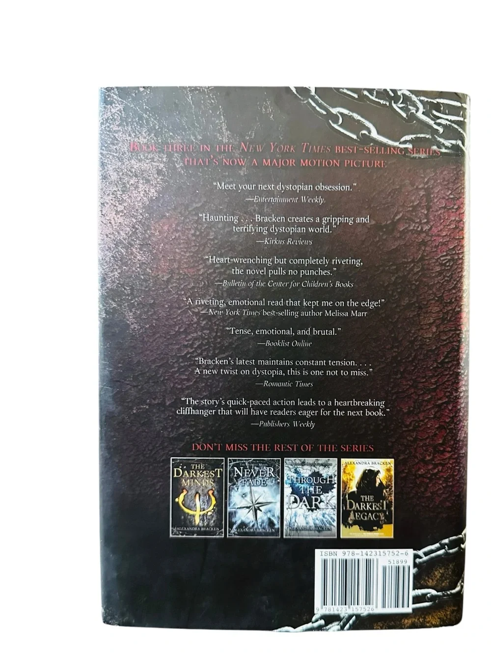 In The Afterlight by Alexandra Bracken Hardcover Book 3 The Darkest Minds